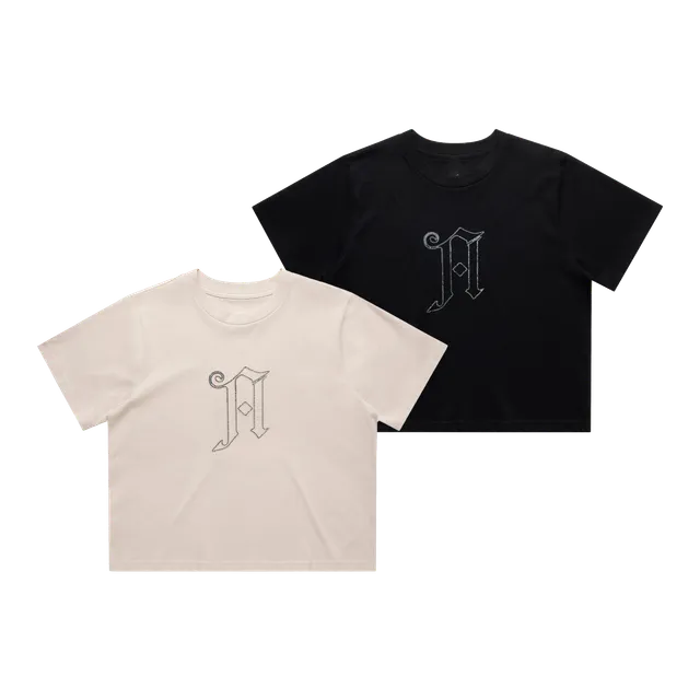 architects-diamonte-crop-t-shirt-schwarz-heavyweight-print image 1