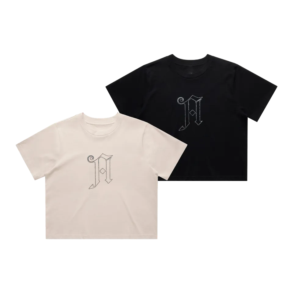 architects-diamonte-crop-t-shirt-schwarz-heavyweight-print image 1