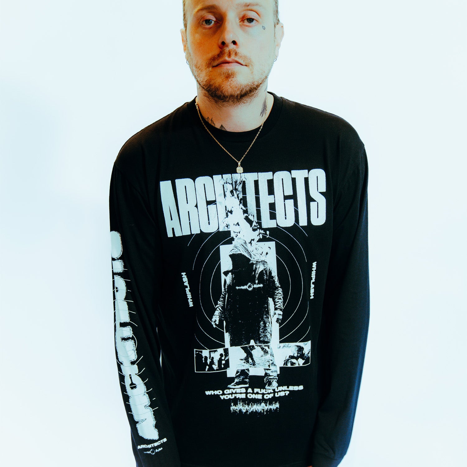 architects-whiplash-flame-longsleeve-schwarz-baumwolle image 2