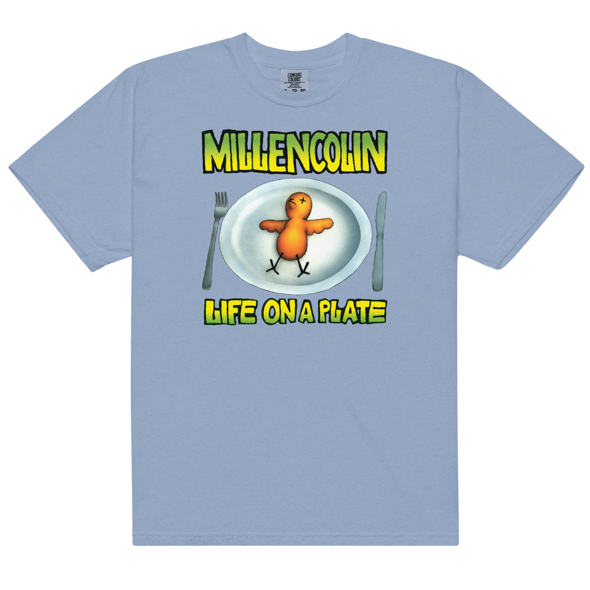 millencolin-life-on-a-plate-t-shirt-blau image 1