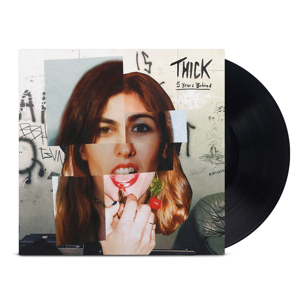 thick-5-years-behind-lp-schallplatte-schwarz-punk image 1