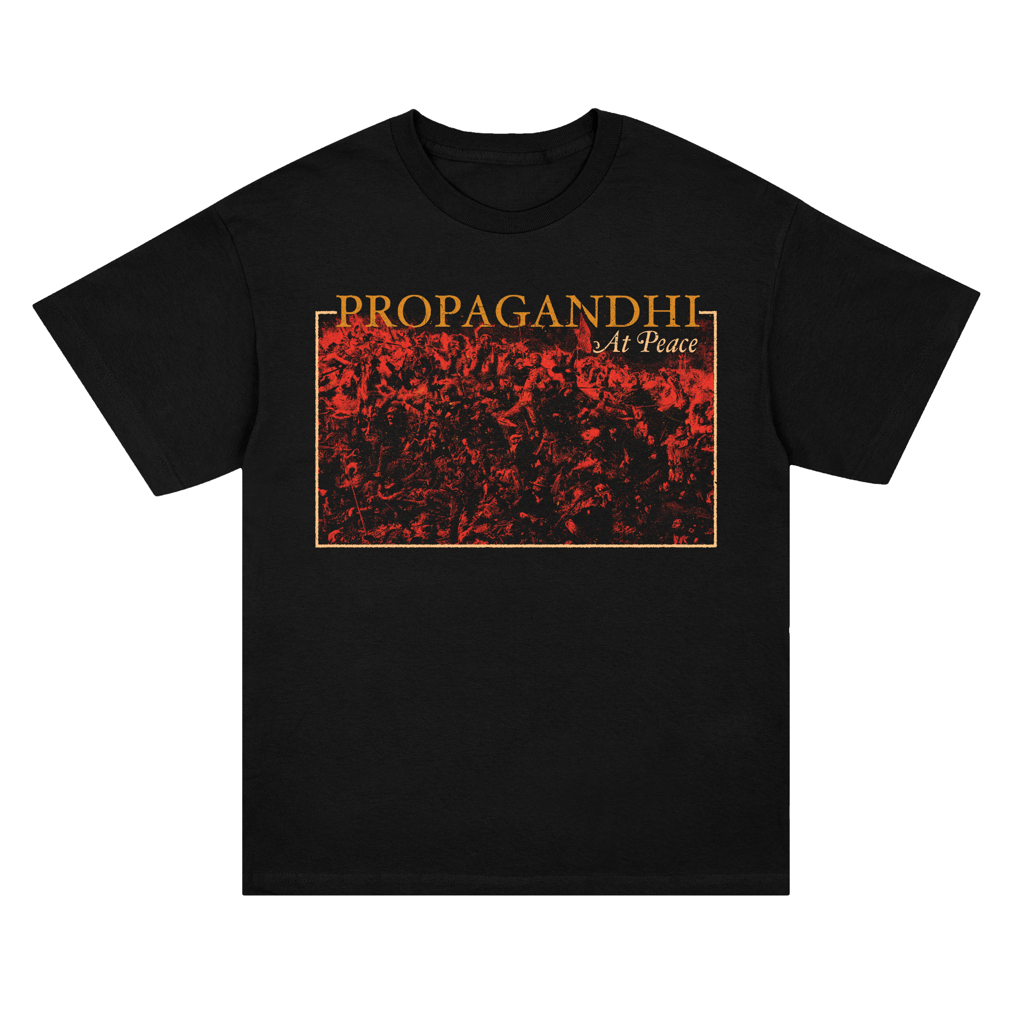 propagandhi-at-peace-t-shirt-schwarz-album-baumwolle image 1
