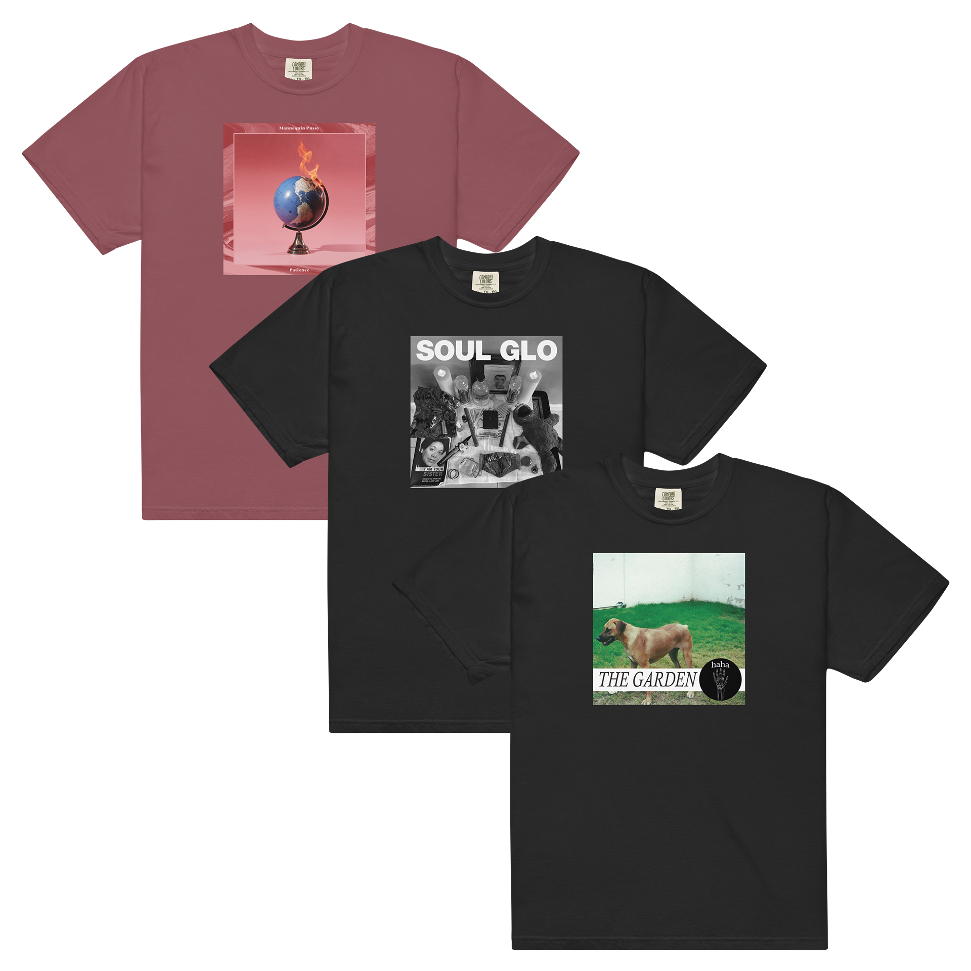mannequin-pussy-soul-glo-the-garden-t-shirt-bundle-3er image 1