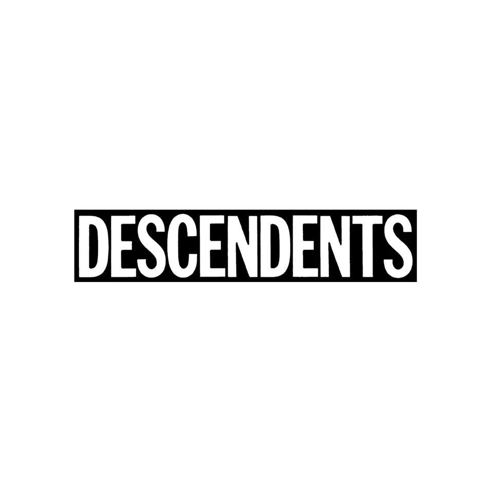 descendents-logo-sticker-schwarz-wei-aufkleber image 1