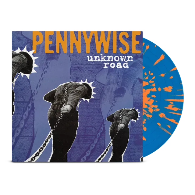 pennywise-unknown-road-lp-blue-orange-splatter-vinyl image 1