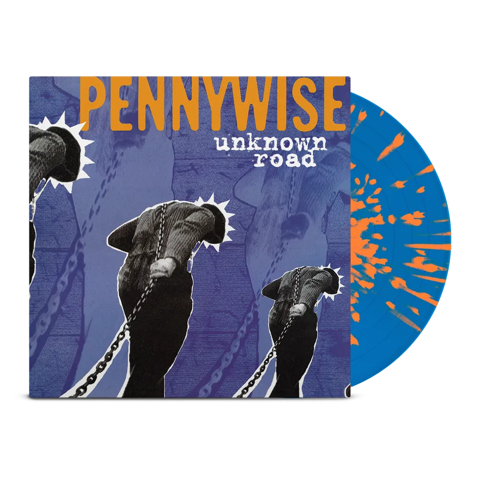 pennywise-unknown-road-lp-blue-orange-splatter-vinyl image 1