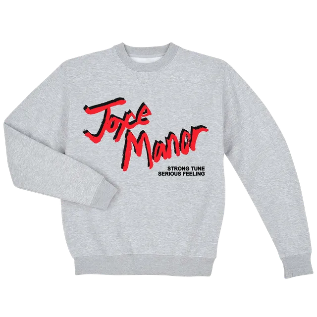 joyce-manor-slasher-crewneck-sweatshirt-grau-baumwollmix image 1