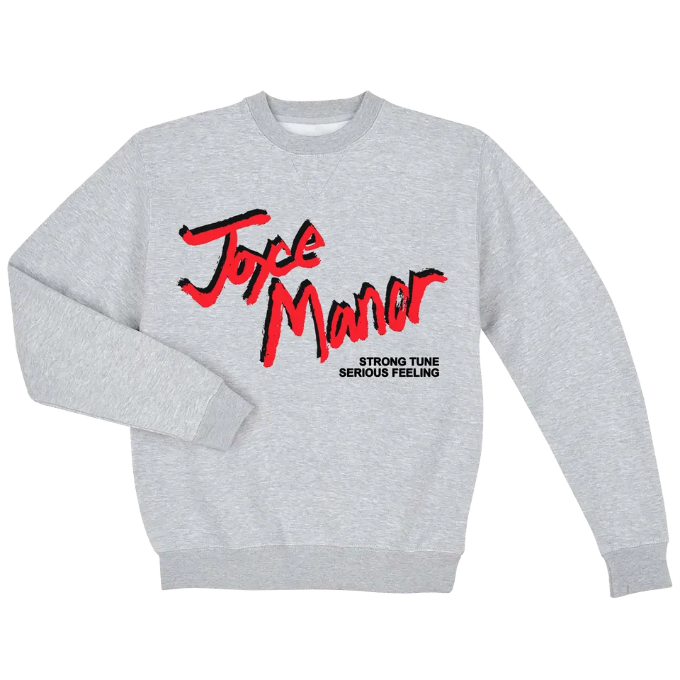 joyce-manor-slasher-crewneck-sweatshirt-grau-baumwollmix image 1