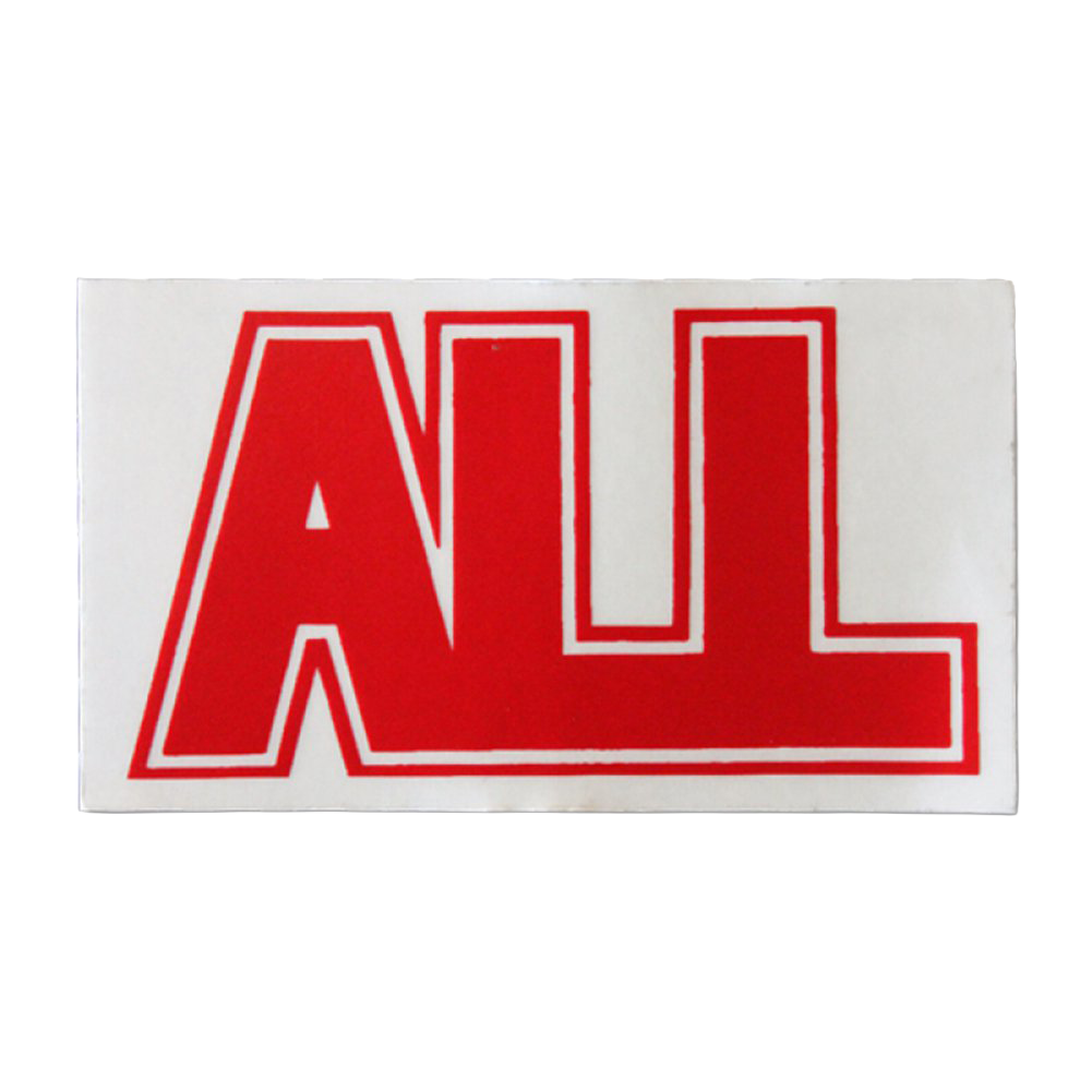 all-logo-sticker-rot-4x2-zoll-aufkleber image 1