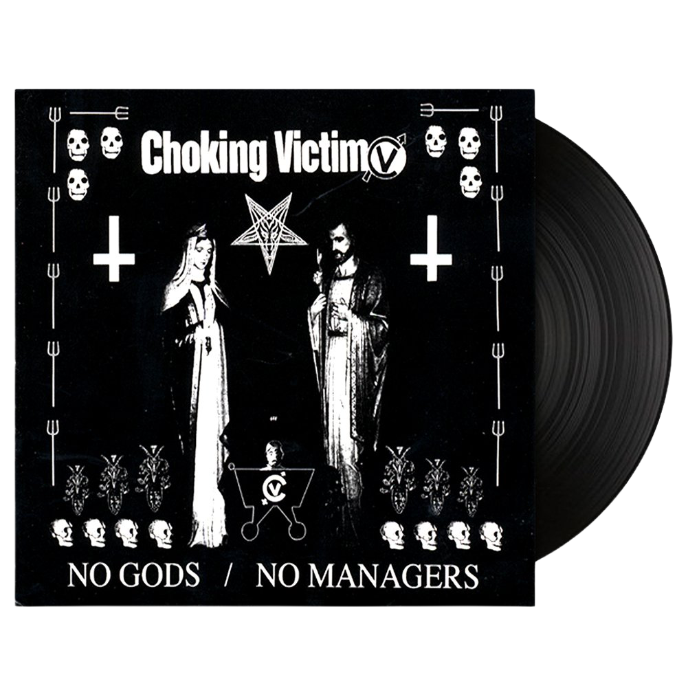 choking-victim-no-gods-no-managers-vinyl-schwarz image 1