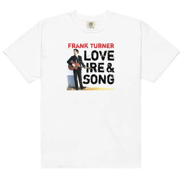 frank-turner-love-ire-song-t-shirt-wei-baumwolle image 1