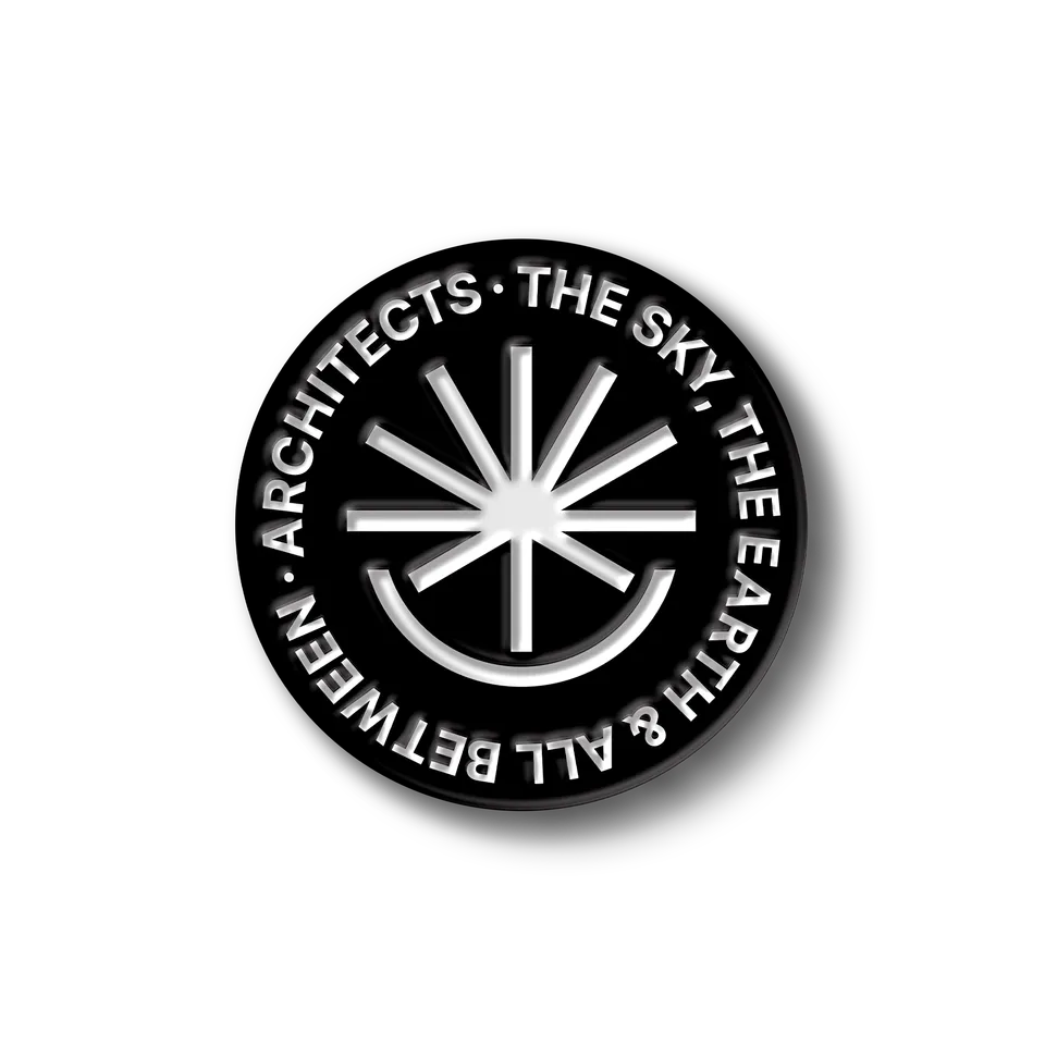 architects-the-sky-the-earth-all-between-pin-anstecker-schwarz image 1