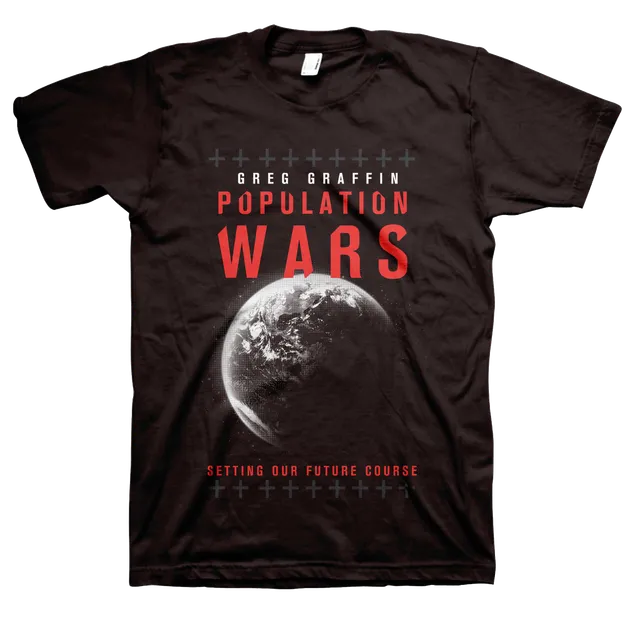 greg-graffin-population-wars-t-shirt-schwarz-baumwolle image 1