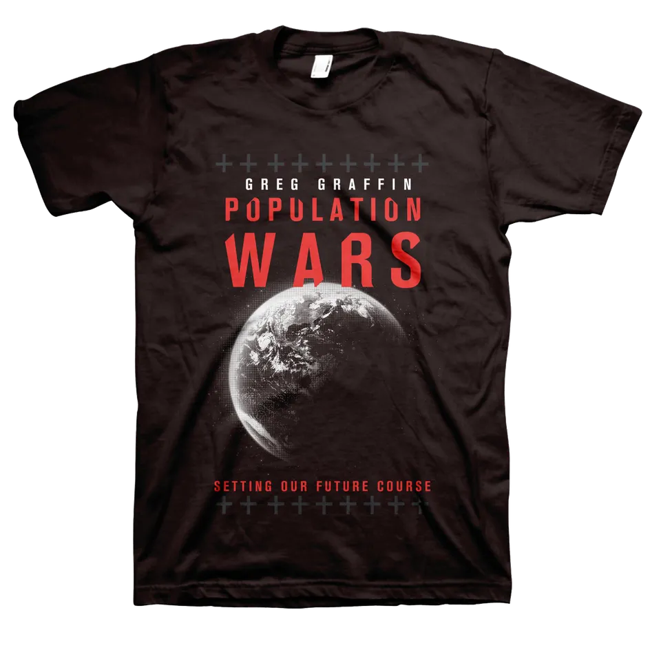 greg-graffin-population-wars-t-shirt-schwarz-baumwolle image 1