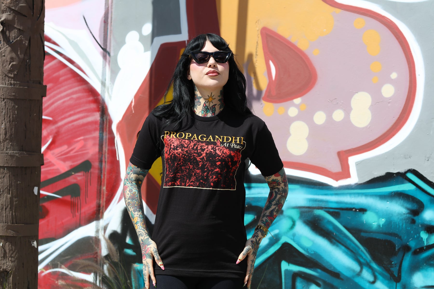 propagandhi-at-peace-t-shirt-schwarz-album-baumwolle image 3