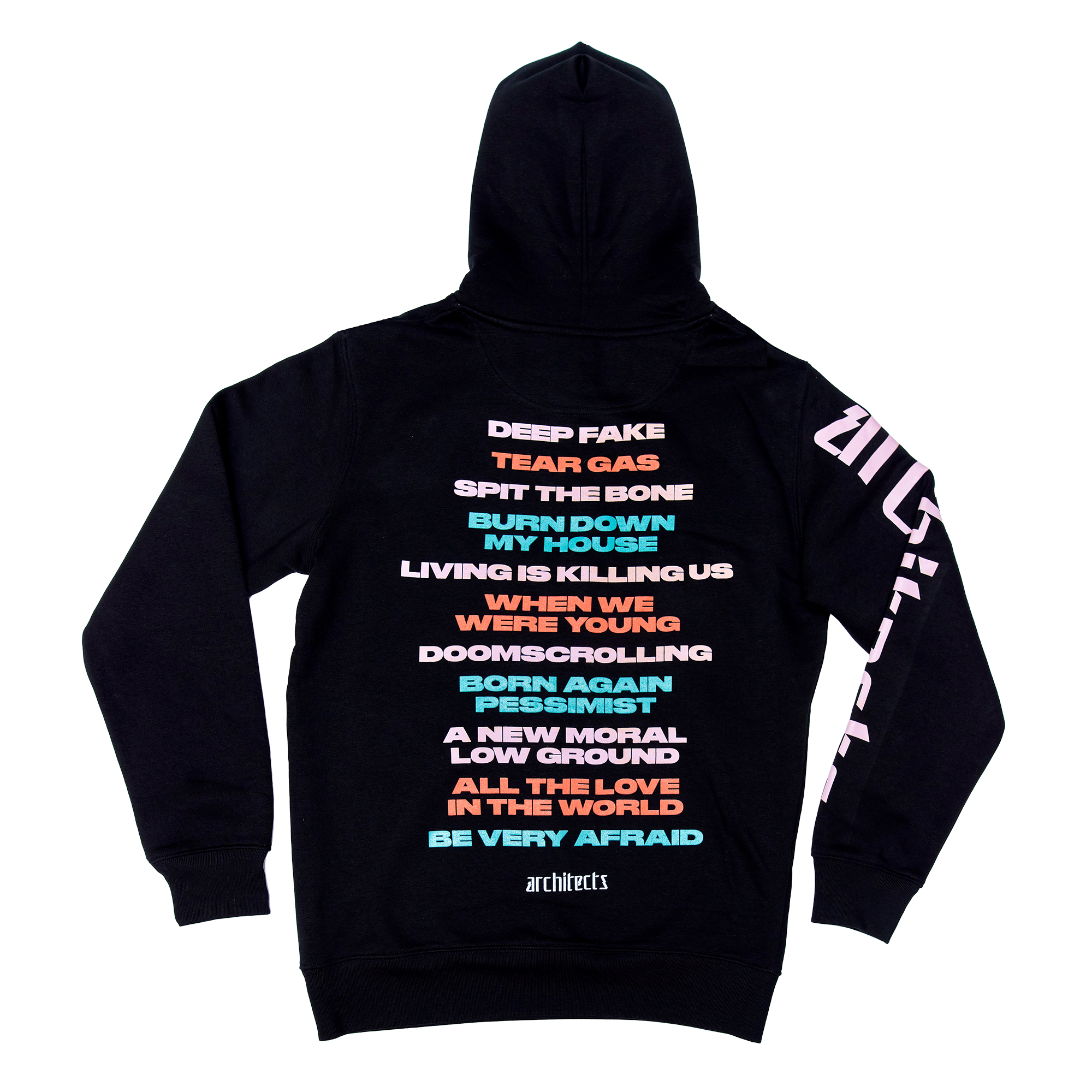 architects-broken-hoodie-kapuzenpullover-schwarz-unisex image 2