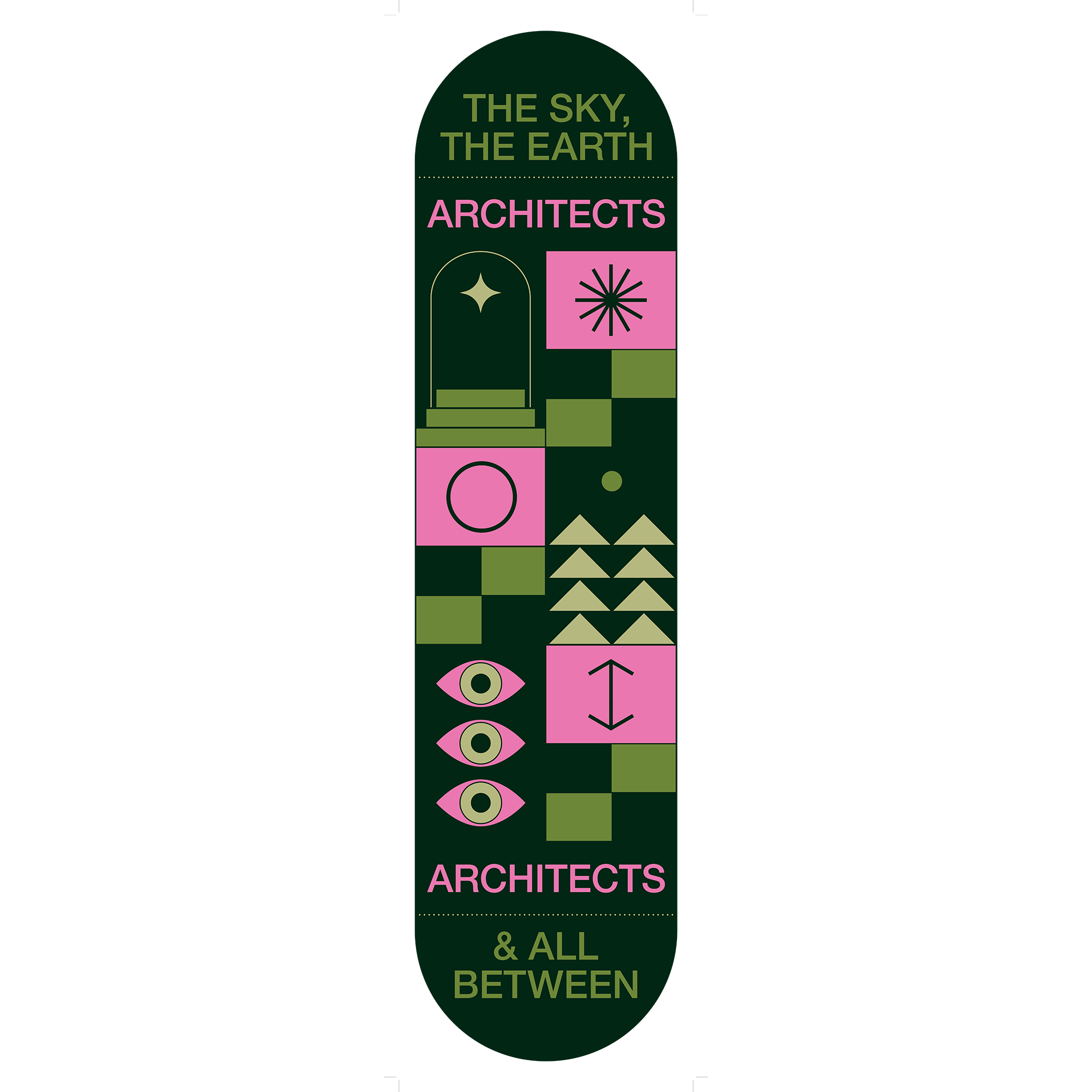 architects-the-sky-the-earth-signed-skate-deck image 1