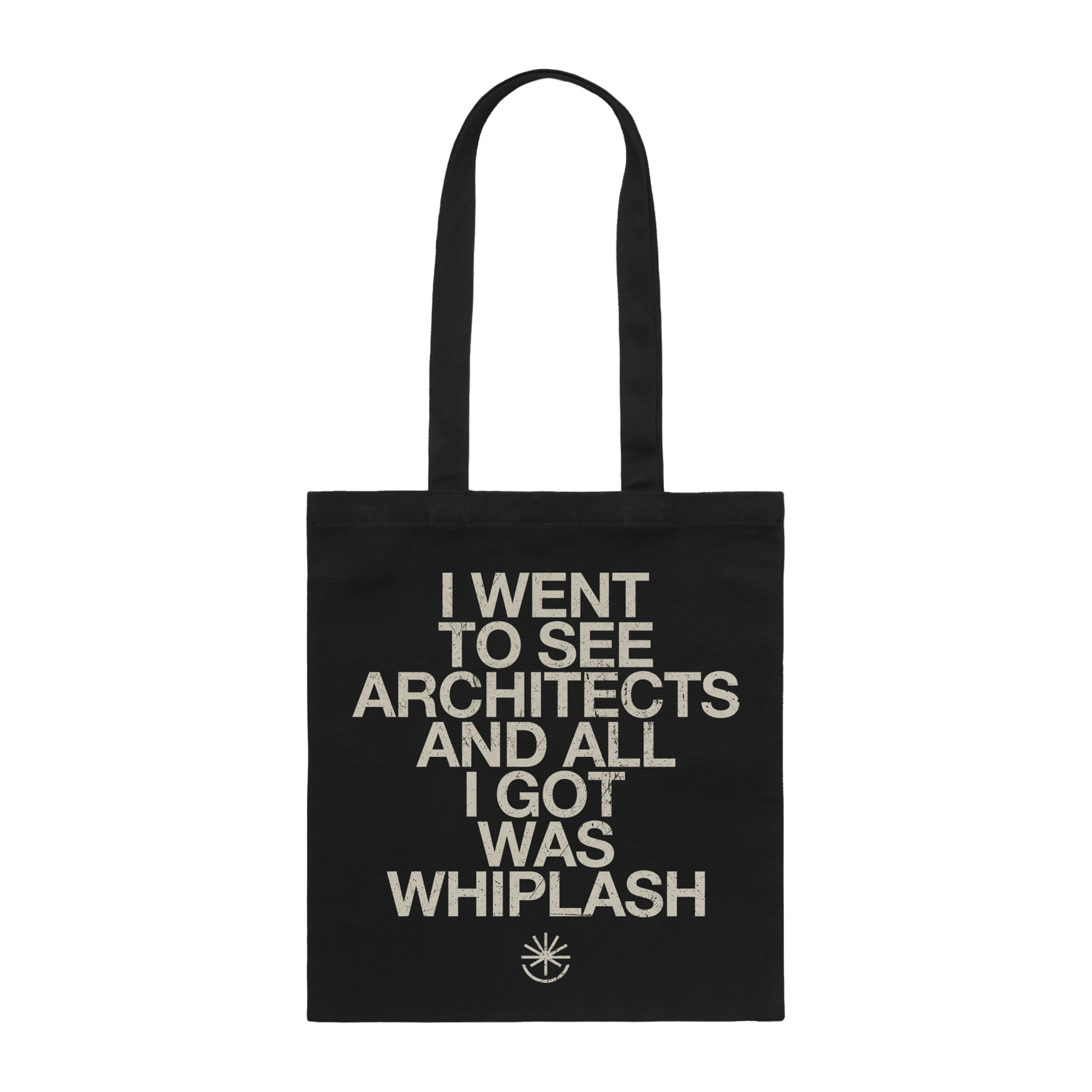 architects-whiplash-tote-bag-schwarz-stoffbeutel image 2