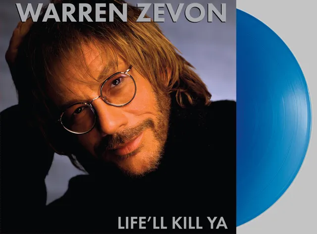 warren-zevon-life-ll-kill-ya-clear-blue-vinyl-lp image 1