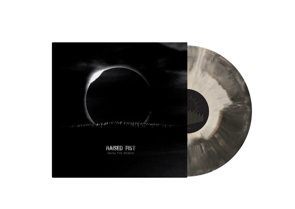 raised-fist-from-the-north-lp-vinyl-black-white-galaxy-limitiert image 1