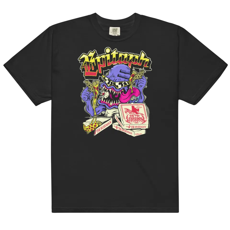 epitaph-records-eggbert-s-last-supper-t-shirt-schwarz-baumwolle image 1