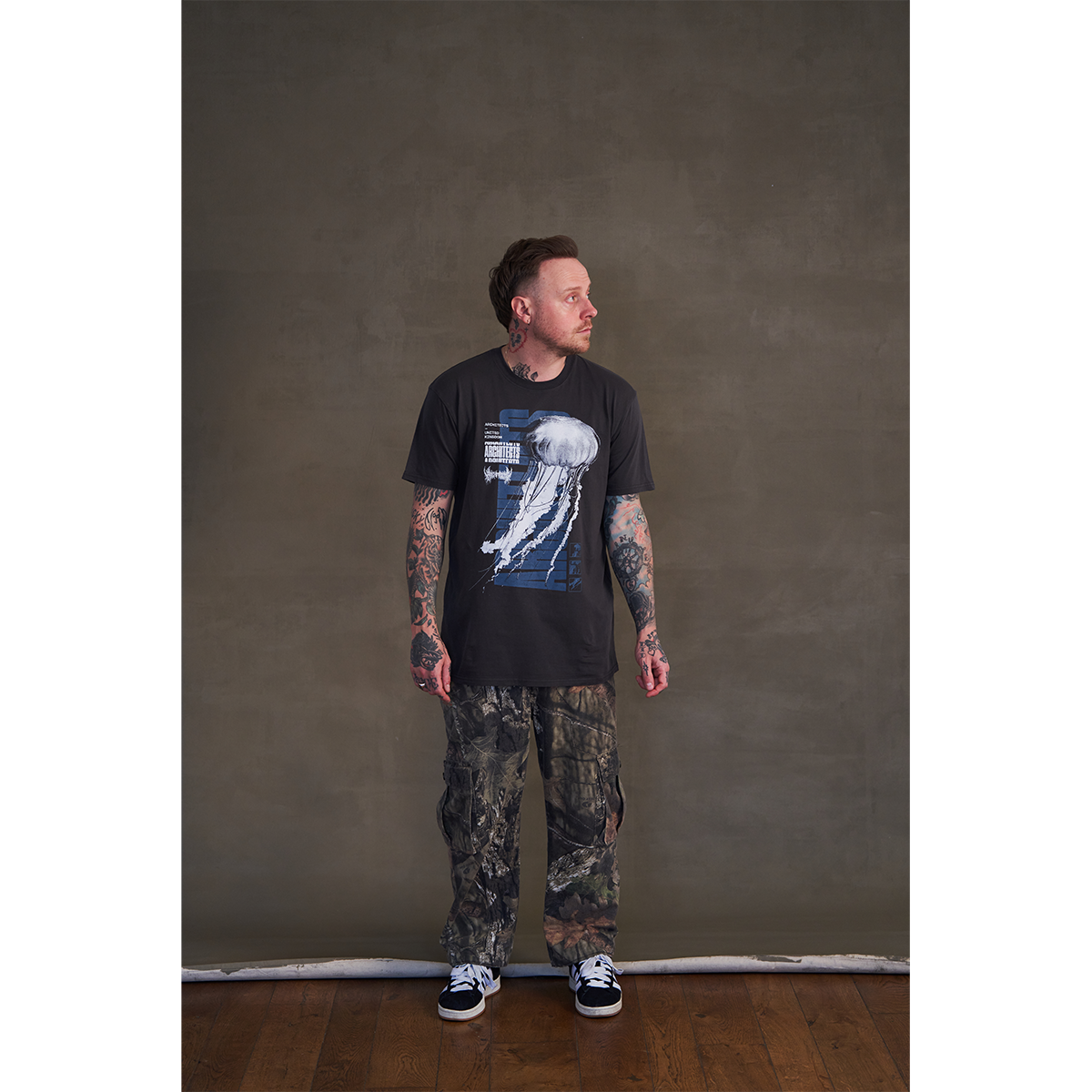 architects-jellyfish-t-shirt-faded-black-baumwolle image 2