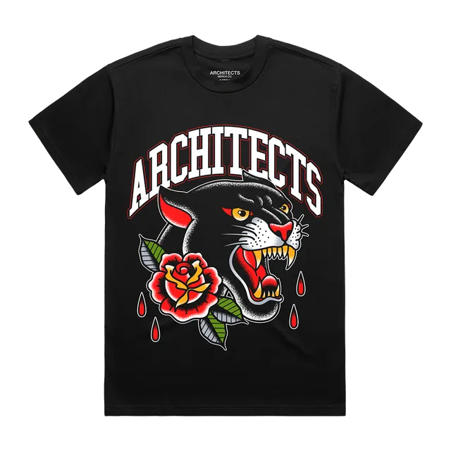 architects-panther-tattoo-t-shirt-schwarz-baumwolle image 1