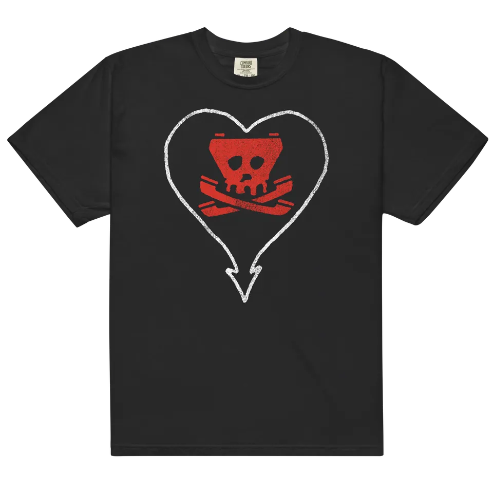 alkaline-trio-heartskull-tone-t-shirt-schwarz-baumwolle image 1