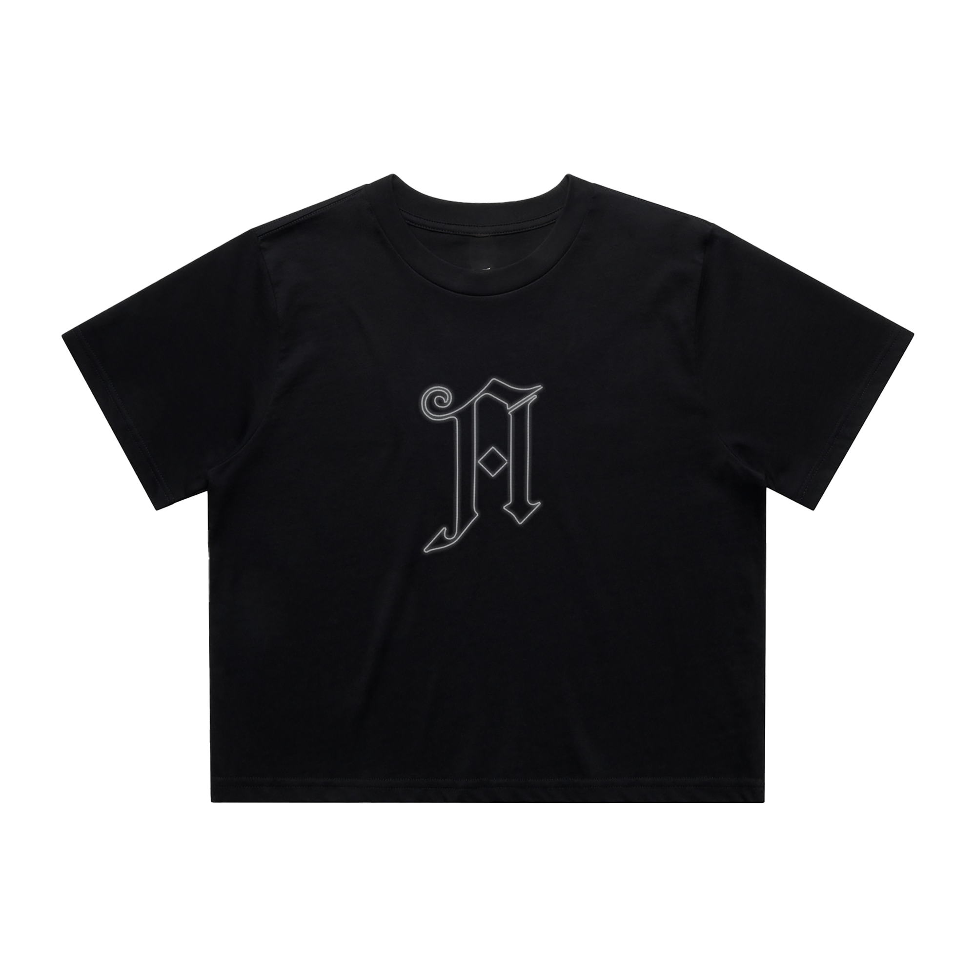 architects-diamonte-crop-t-shirt-schwarz-heavyweight-print image 2