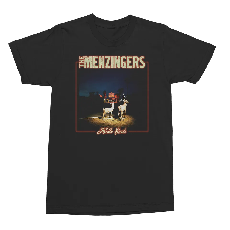 the-menzingers-hello-exile-cover-t-shirt-schwarz-baumwolle image 1