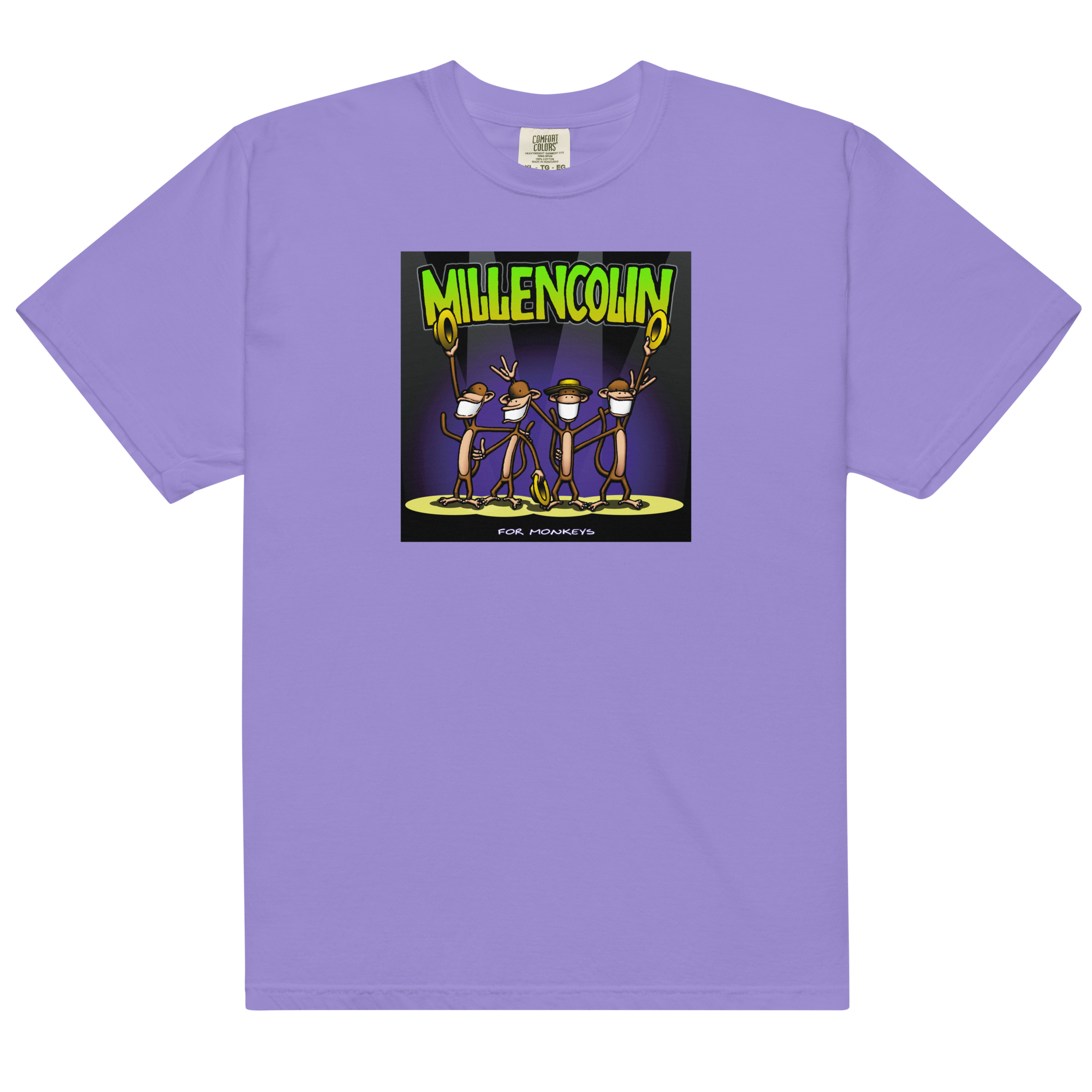 millencolin-for-monkeys-t-shirt-lila-baumwolle-print image 1