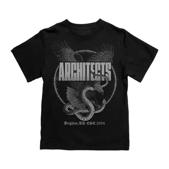 architects-snake-eagle-t-shirt-schwarz-unisex-baumwolle image 1