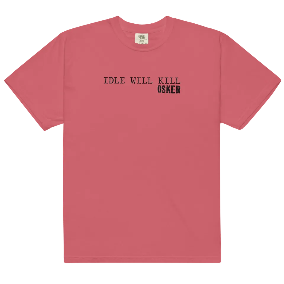 osker-idle-will-kill-t-shirt-watermelon-baumwolle image 1