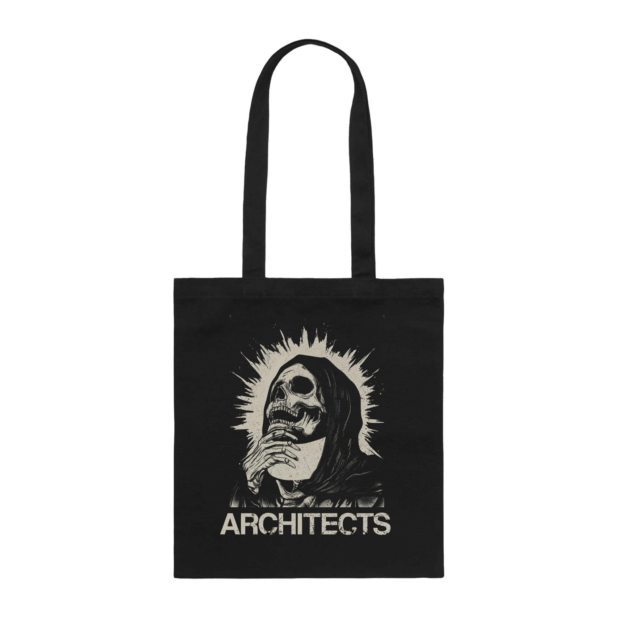 architects-whiplash-tote-bag-schwarz-stoffbeutel image 1