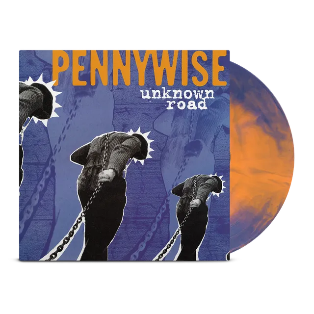 pennywise-unknown-road-lp-vinyl-orange-blau-galaxy-30-jahre image 1