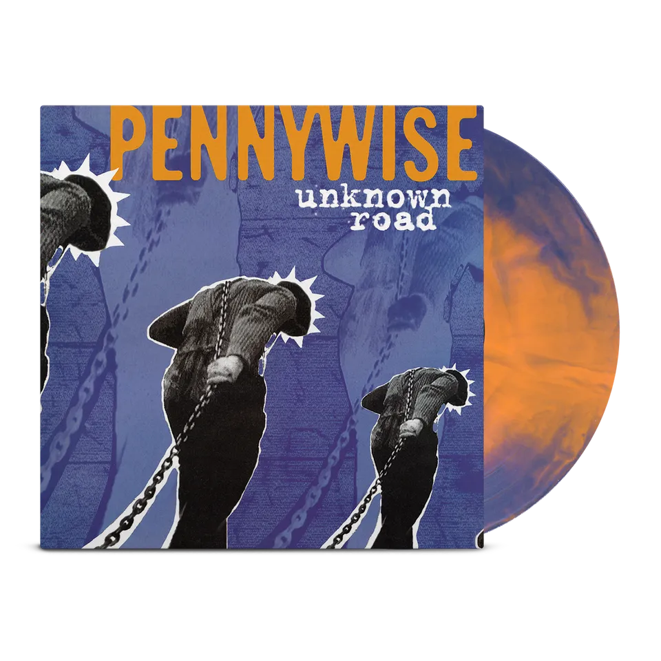 pennywise-unknown-road-lp-vinyl-orange-blau-galaxy-30-jahre image 1