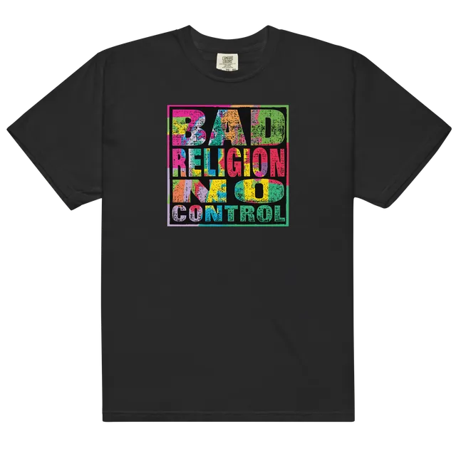 bad-religion-no-control-t-shirt-schwarz-aus-baumwolle image 1