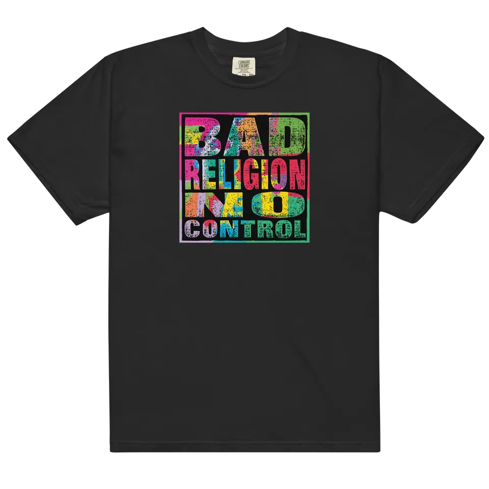 bad-religion-no-control-t-shirt-schwarz-aus-baumwolle image 1