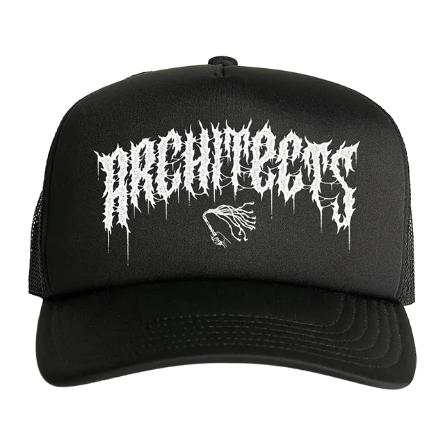 architects-whiplash-trucker-hat-schwarze-kappe-logo image 1