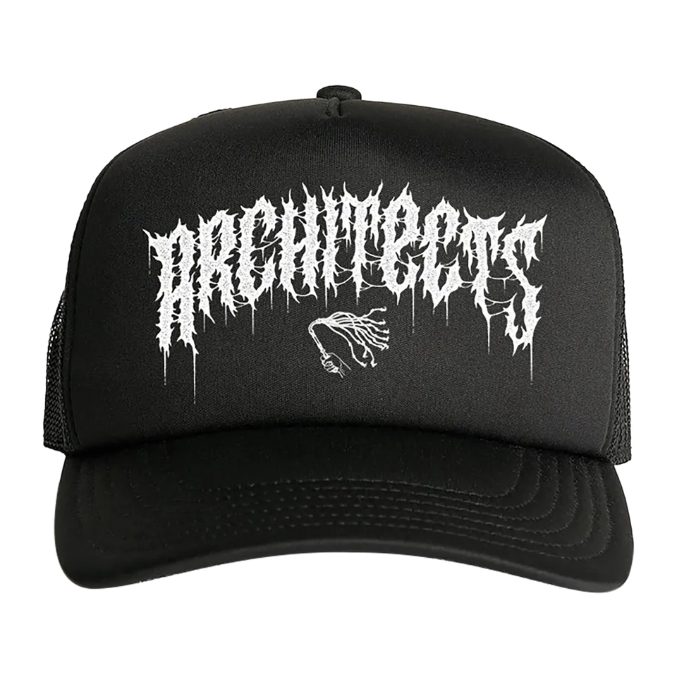 architects-whiplash-trucker-hat-schwarze-kappe-logo image 1
