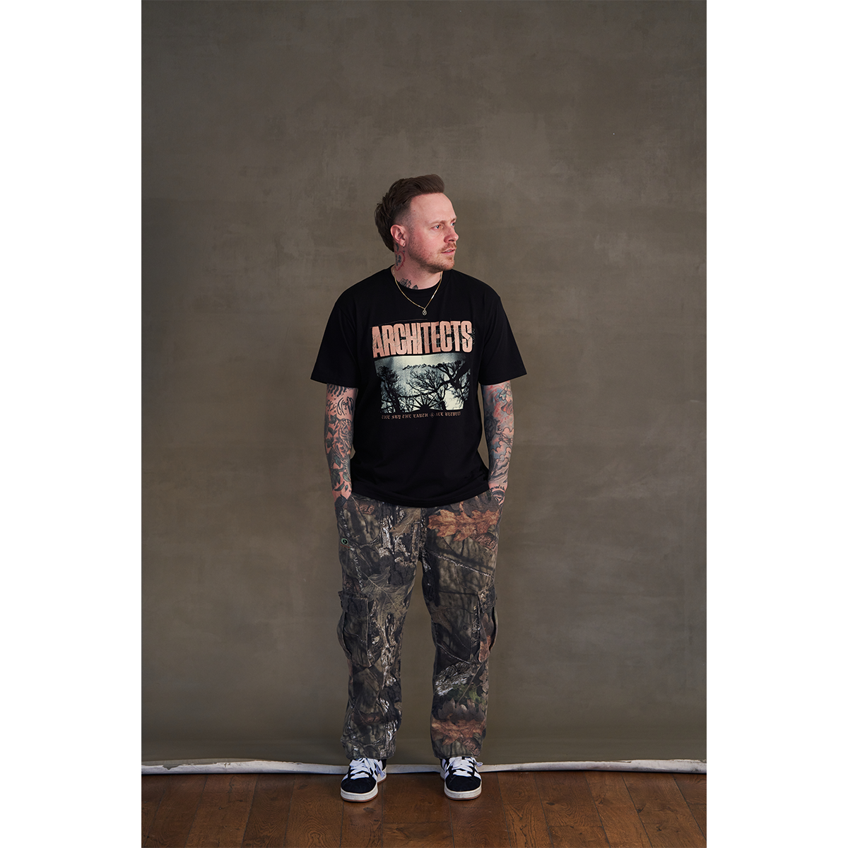 architects-the-earth-the-trees-black-t-shirt-baumwolle image 2