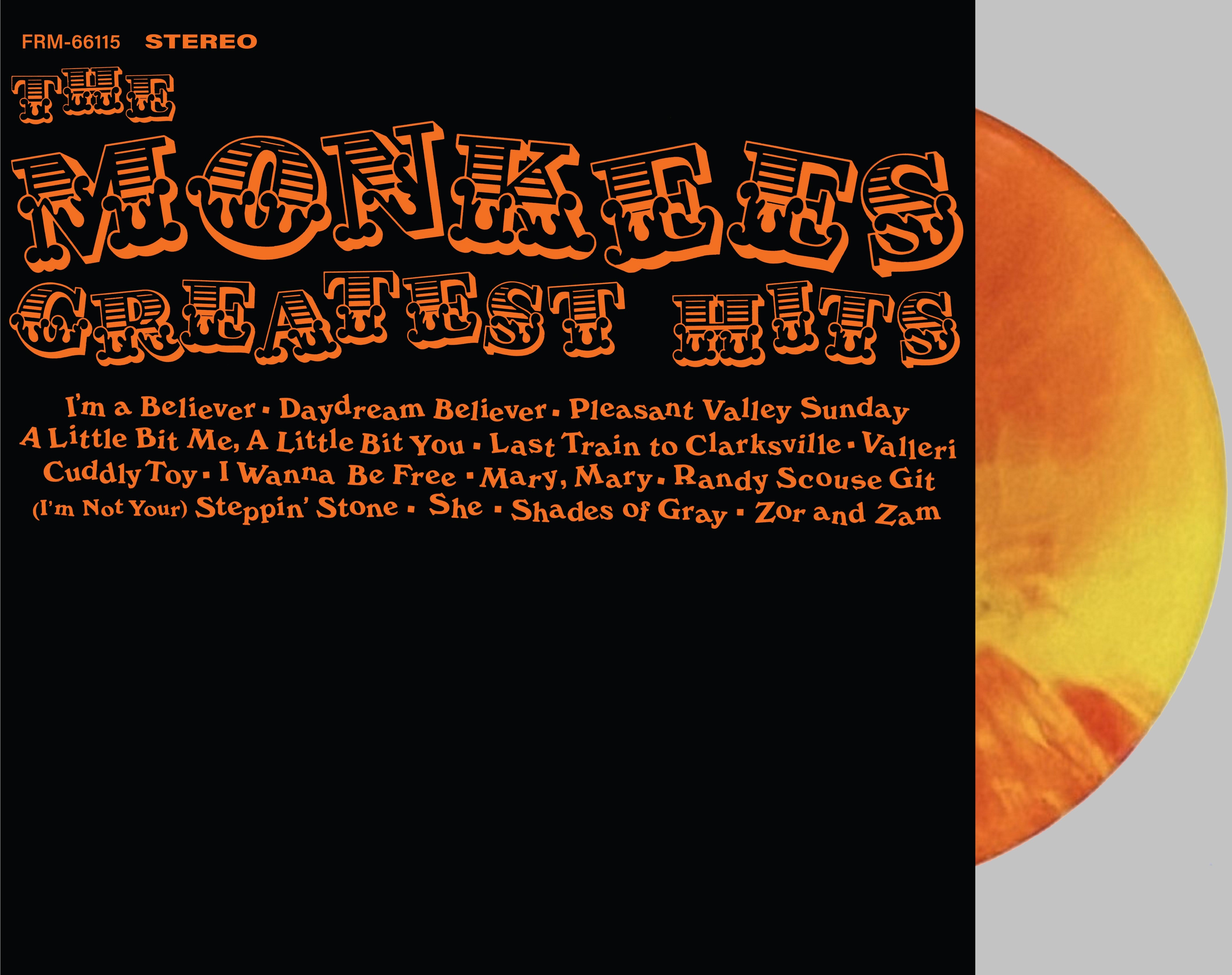 the-monkees-greatest-hits-vinyl-orange-halloween-swirl image 1