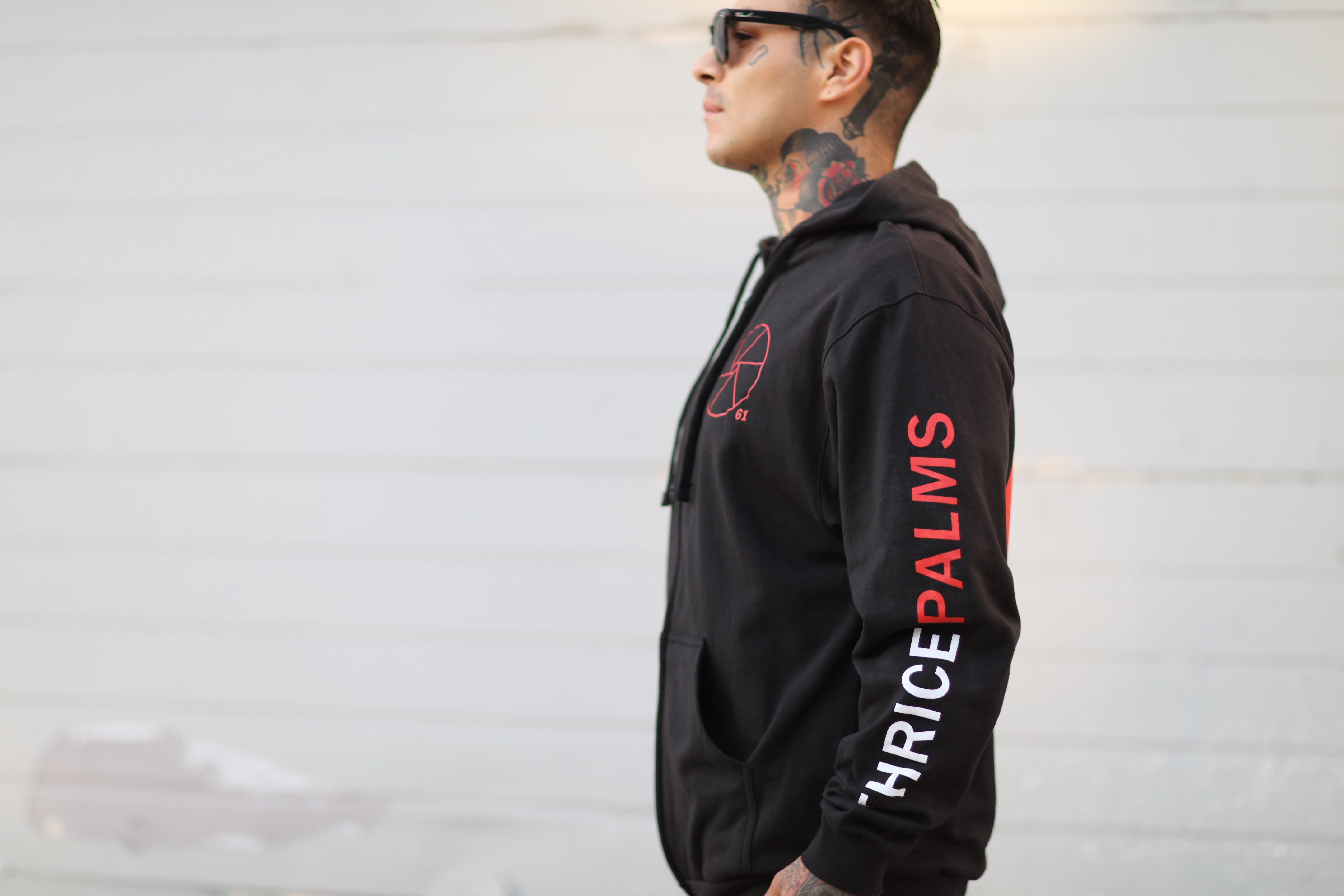 thrice-palms-zip-up-hoodie-kapuzenjacke-schwarz image 4