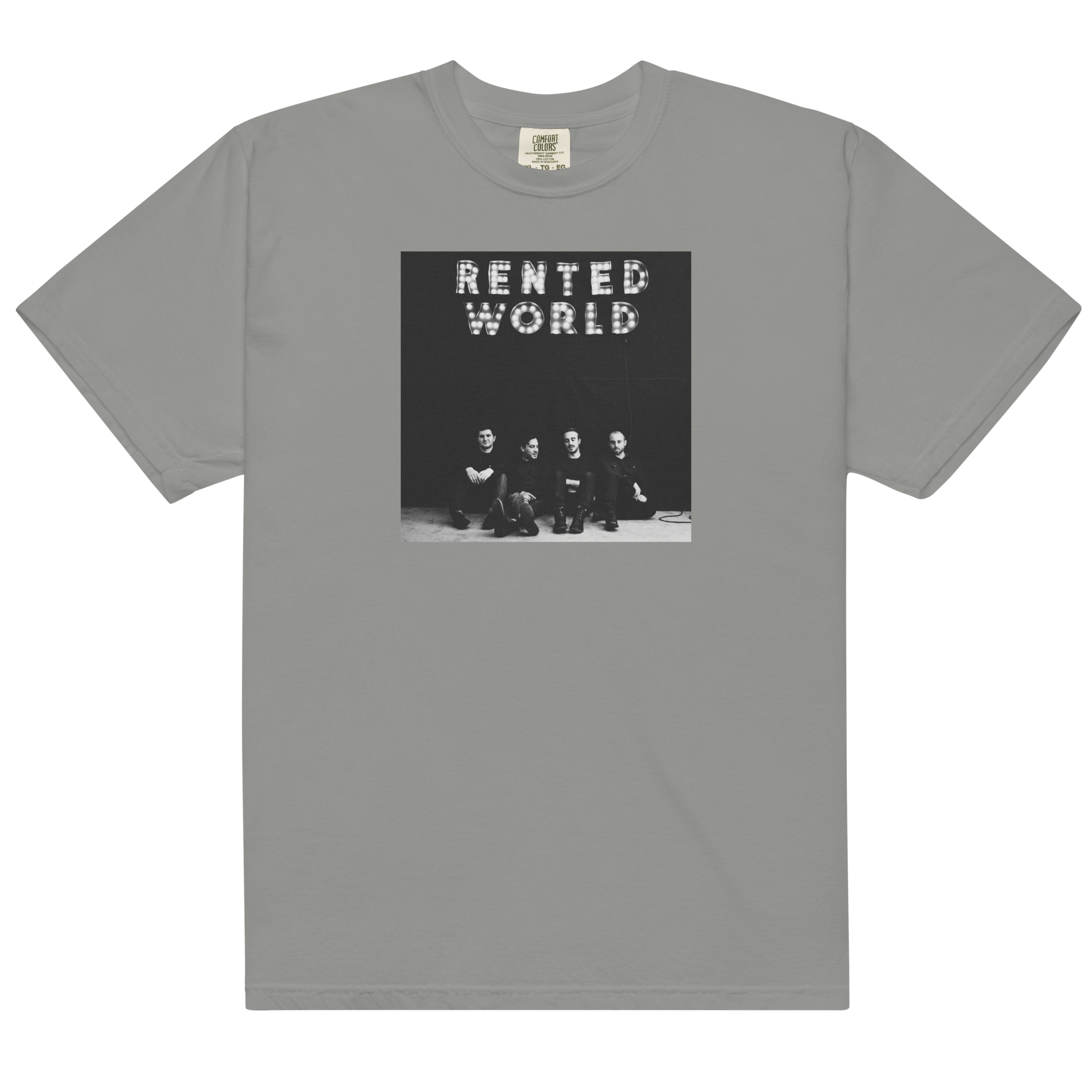 the-menzingers-rented-world-t-shirt-grau-baumwolle image 1