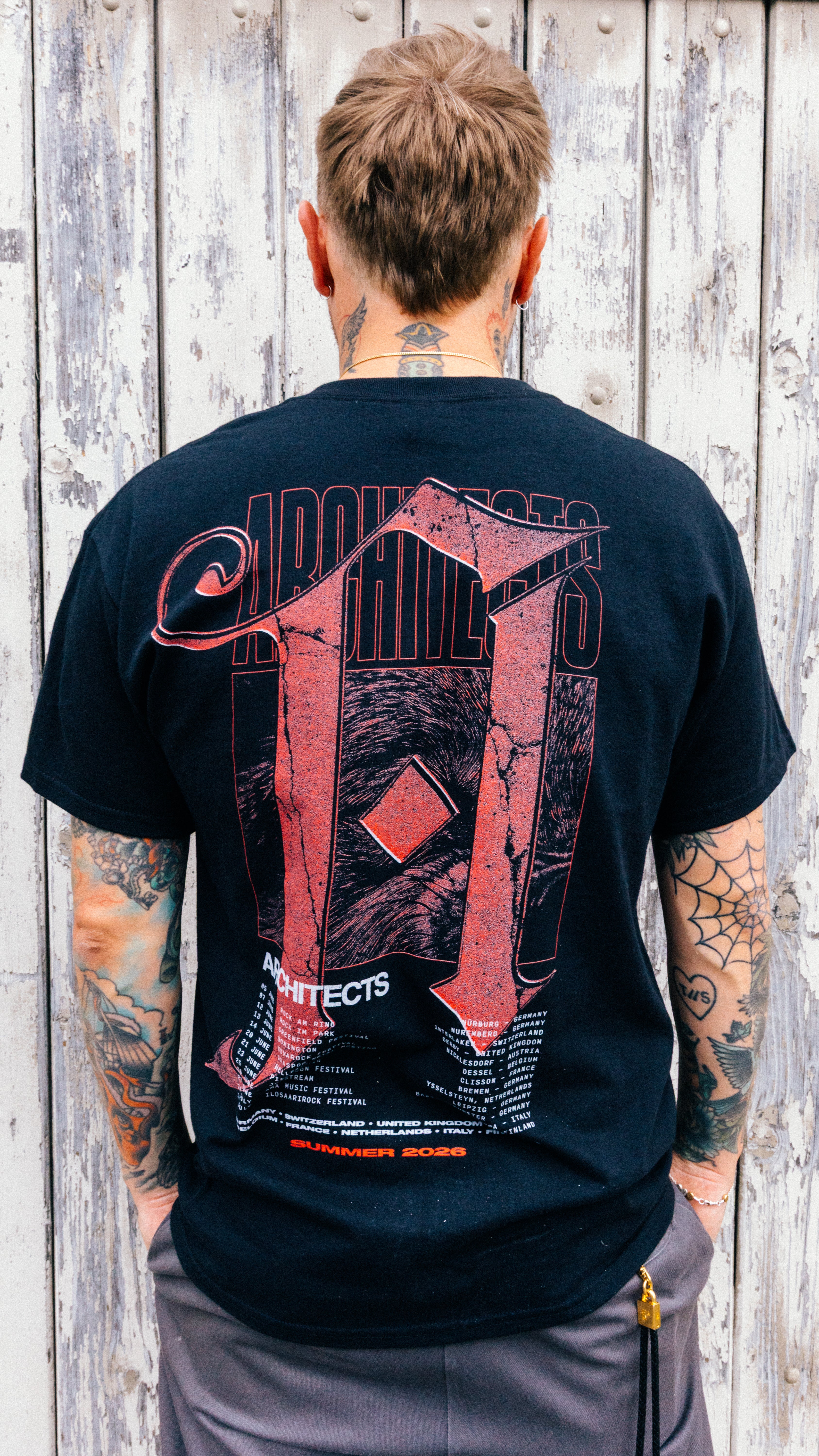 architects-pack-leader-tour-t-shirt-wolf-baumwolle image 4