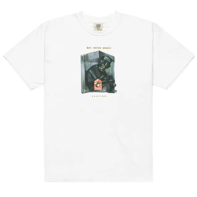 hot-water-music-caution-t-shirt-wei-baumwolle image 1
