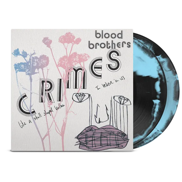 blood-brothers-crimes-2xlp-black-baby-blue-vinyl image 1
