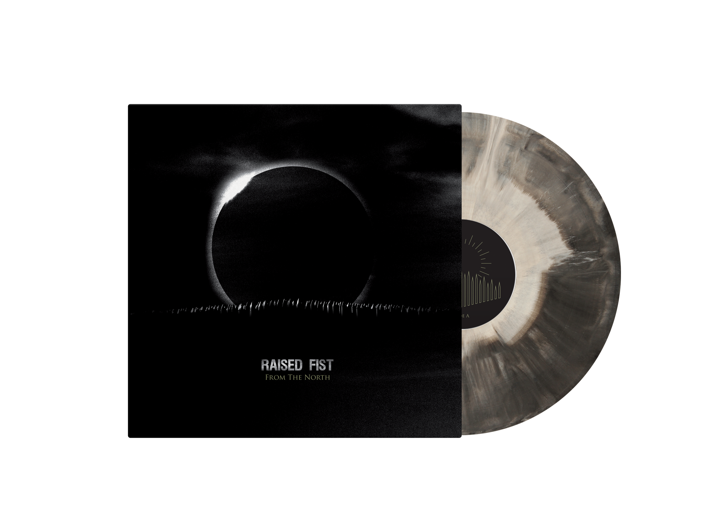 raised-fist-from-the-north-lp-vinyl-black-white-galaxy-limitiert image 1