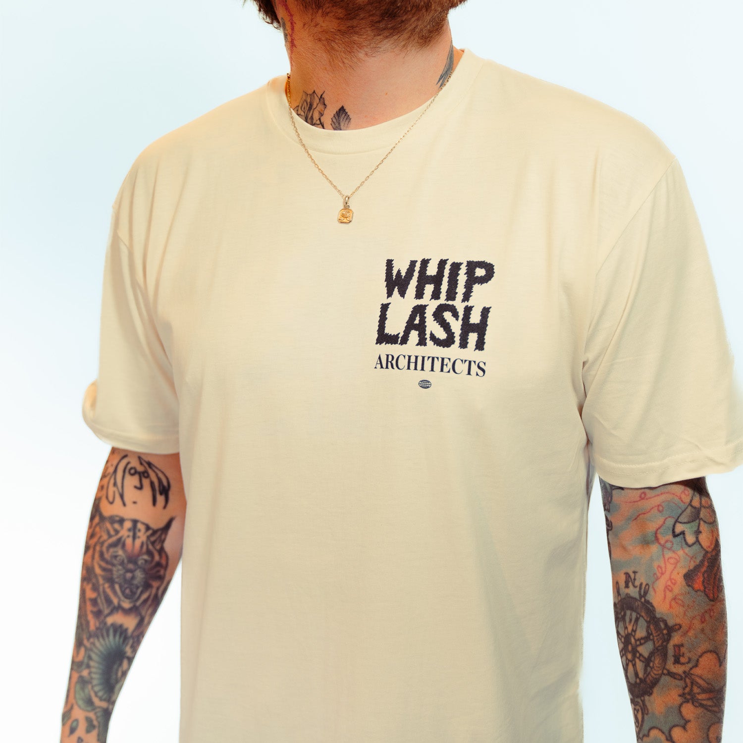 architects-who-gives-a-fuck-t-shirt-ecru-skeleton-baumwolle image 4