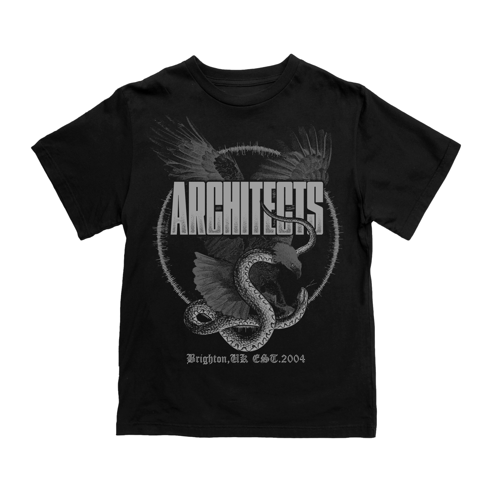 architects-snake-eagle-t-shirt-schwarz-unisex-baumwolle image 1